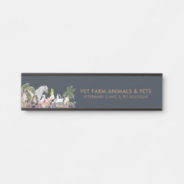 植物農場動物猫犬鳥ペット サインプレート