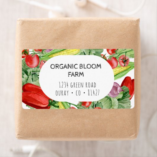 植物農水色出荷住所 シール (インサイチュ)