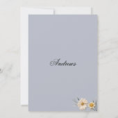 植物野草園フローラブライダルシャワー 招待状 (裏面)