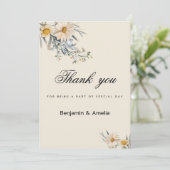 植物野草園フローラ有難う 招待状 (スタンド正面)