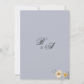 植物野草園フローラ有難う 招待状 (裏面)