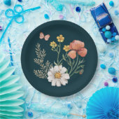 植物野草花房宝 ペーパープレート (パーティー)