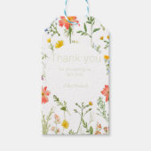 植物野草赤ちゃんシャワー ギフトタグ (正面)