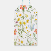 植物野草赤ちゃんシャワー ギフトタグ (裏面)