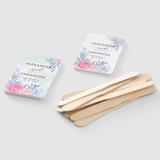 植物金箔金ゴールド緑ピンク結婚ローズ ハンドファン (組立なし)