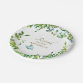 植物除エレガント去退職したパーティープレート ペーパープレート (アングル)