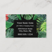 植物飼育員グリーンプロフェッショナル幹部 名刺 (裏面)