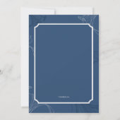 植物骨組卒業招待状 招待状 (裏面)