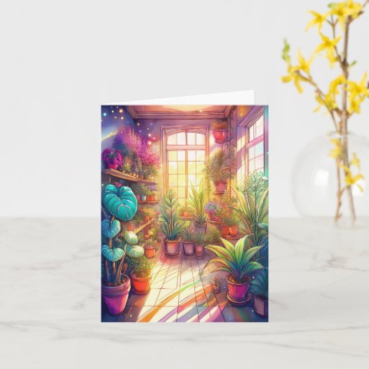 植物魔法 カード (黄色い花)