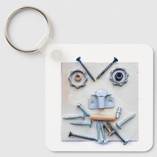 《植物》アスペンのティンカーアート キーホルダー (正面)