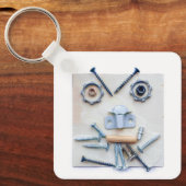 《植物》アスペンのティンカーアート キーホルダー (正面)