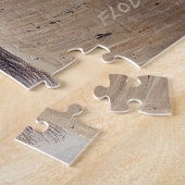 《植物》アスペンの中で2つのオオカミ冬の雪のアート ジグソーパズル (側面)