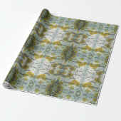 《植物》アスペンの実在木の樹皮の写真 – Natural Amulet ラッピングペーパー (アンロールド)