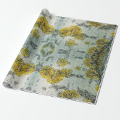 《植物》アスペンの実在木の樹皮の写真 – Natural Amulet ラッピングペーパー (アンロールド)