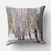 《植物》アスペンの木々 クッション (裏面)