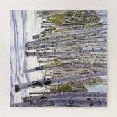 《植物》アスペンの木々 ジグソーパズル (横)