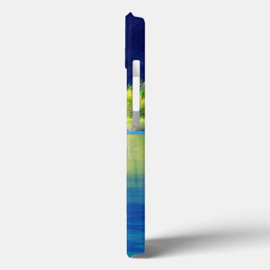 《植物》アスペンの木がグラント湖に反射する秋の木 Case-Mate iPhoneケース (裏面 / 左)