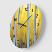 《植物》アスペンの木によって囲まれる ラージ壁時計 (傾斜)