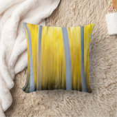 《植物》アスペンの木に囲まれる クッション (ブランケット)