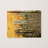 《植物》アスペンの木のジグソーパズル ジグソーパズル (横)