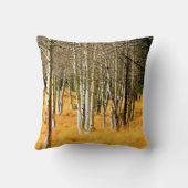 《植物》アスペンの木の枕 クッション (裏面)
