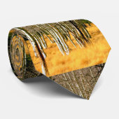 《植物》アスペンの木の茶色のネクタイ ネクタイ (ロール)