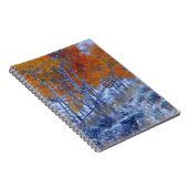 《植物》アスペンの木は紅葉、ビッグホーン山脈。 ノートブック (右側)