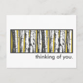 《植物》アスペンの木 ポストカード (正面)