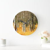 《植物》アスペンの森林時計 ラージ壁時計 (ホーム)