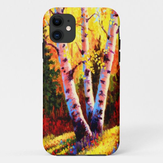 《植物》アスペンの白熱 Case-Mate iPhoneケース (裏面)