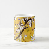 《植物》アスペンの群葉、身体障害者の入り江、コロラド州 コーヒーマグカップ (中央)