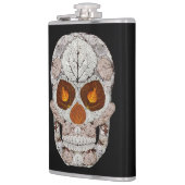 《植物》アスペンの葉のスカル11 フラスク (左)