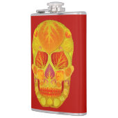 《植物》アスペンの葉のスカル13 フラスク (左)