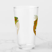 《植物》アスペンの葉のニジマス5 タンブラーグラス (右)