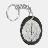 《植物》アスペンの葉の骨組1 キーホルダー (正面左)