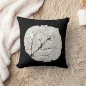 《植物》アスペンの葉の骨組1 クッション (ブランケット)