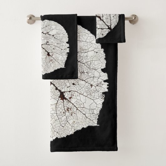 《植物》アスペンの葉の骨組1 バスタオルセット (インサイチュ)