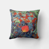 《植物》アスペンの葉 クッション (裏面)