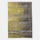 《植物》アスペンの黄色 キッチンタオル (縦)