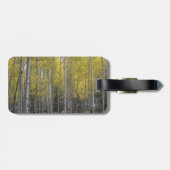 《植物》アスペンの黄色 ラゲッジタグ (裏面横)