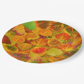 《植物》アスペンはコラージュに無地のなメドレー1を去ります ペーパープレート (アングル)