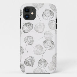 《植物》アスペンは白黒に去ります iPhone 11 ケース