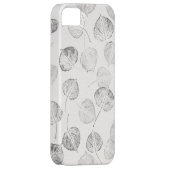 《植物》アスペンは白黒に去ります Case-Mate iPhoneケース (裏面/右)