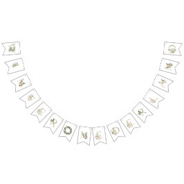 《植物》アスペンウィンターワンダーランドバナー バンティングフラッグ