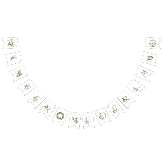 《植物》アスペンウィンターワンダーランドバナー バンティングフラッグ (全)