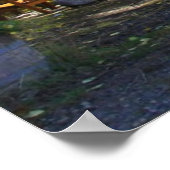 "《植物》アスペンウォークウェイ"紅葉、ホープ・バレーCA。 ポスター (角)