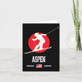《植物》アスペンウサスキーリゾートロッキーマウンテンズアメリカンスキー カード (正面)