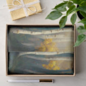 《植物》アスペンオータムツリーズマウンテン絵画ズ 薄葉紙 (ギフト)