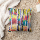 《植物》アスペンカラフル秋枕 クッション (ブランケット)