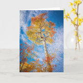 《植物》アスペンカード空白の、内部 カード (黄色い花)